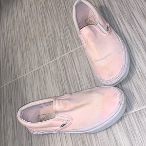 Baby pink VANS